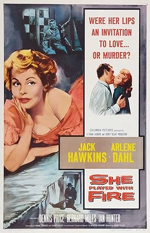 Cover image of the movie She Played with Fire (1957)