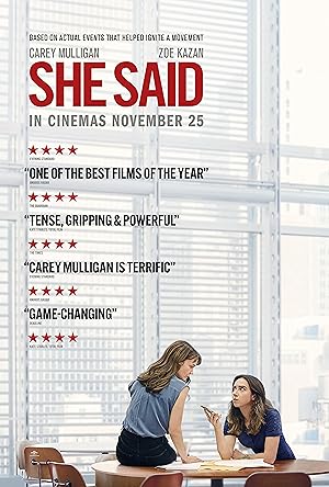 Cover image of the movie She Said (2022)