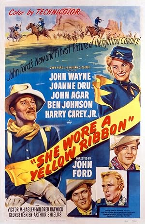 Cover image of the movie She Wore a Yellow Ribbon (1949)