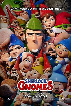 Cover image of the movie Sherlock Gnomes (2018)