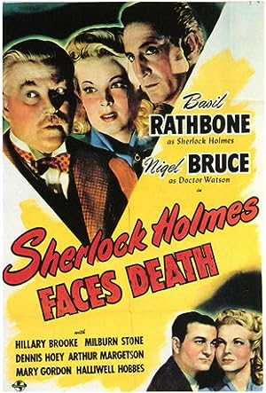 Cover image of the movie Sherlock Holmes Faces Death (1943)