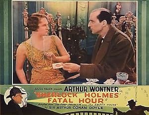 Cover image of the movie Sherlock Holmes' Fatal Hour (1931)