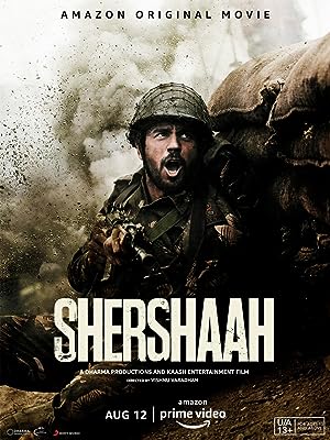 Cover image of the movie Shershaah (2021)