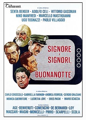 Cover image of the movie Signore e signori, buonanotte (1976)