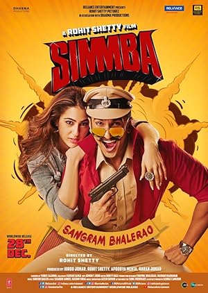 Cover image of the movie Simmba (2018)