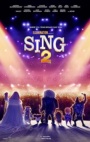 Cover image of the movie Sing 2 (2021)