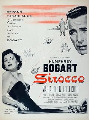 Cover image of the movie Sirocco (1951)