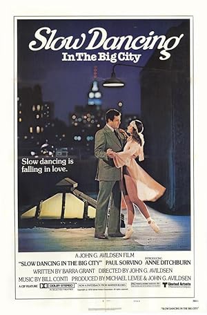 Cover image of the movie Slow Dancing in the Big City (1978)