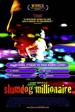 Cover image of the movie Slumdog Millionaire (2008)
