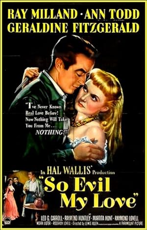 Cover image of the movie So Evil My Love (1948)