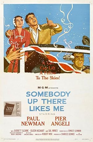 Cover image of the movie Somebody Up There Likes Me (1956)