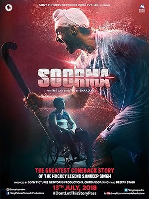 Cover image of the movie Soorma (2018)