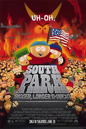 Cover image of the movie South Park: Bigger, Longer & Uncut (1999)