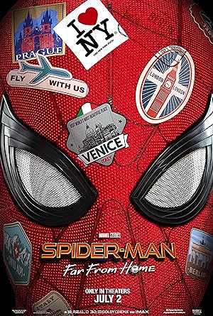 Cover image of the movie Spider-Man: Far from Home (2019)