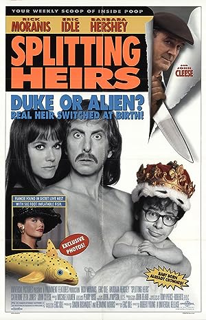 Cover image of the movie Splitting Heirs (1993)