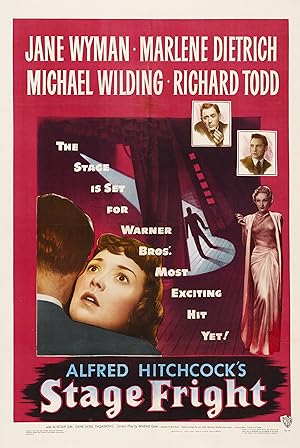 Cover image of the movie Stage Fright (1950)