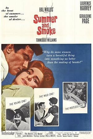 Cover image of the movie Summer and Smoke (1961)