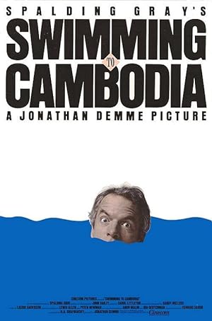 Cover image of the movie Swimming to Cambodia (1987)