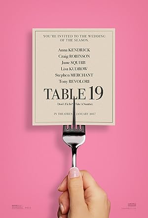 Cover image of the movie Table 19 (2017)