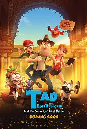 Cover image of the movie Tad, the Lost Explorer, and the Secret of King Midas (2017)