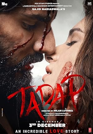 Cover image of the movie Tadap (2021)