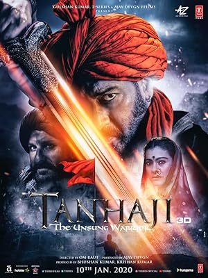 Cover image of the movie Tanhaji: The Unsung Warrior (2020)