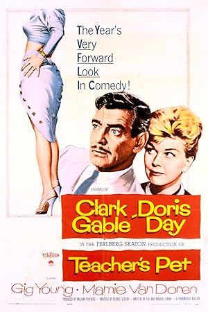 Cover image of the movie Teacher's Pet (1958)