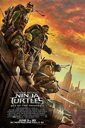 Cover image of the movie Teenage Mutant Ninja Turtles: Out of the Shadows (2016)