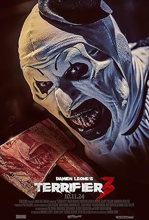 Cover image of the movie Terrifier 3 (2024)
