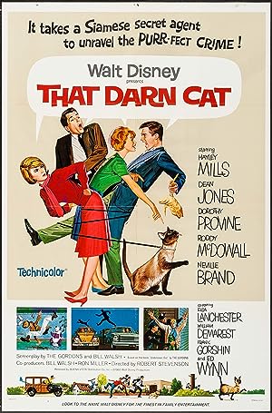 Cover image of the movie That Darn Cat! (1965)
