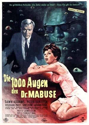 Cover image of the movie The 1,000 Eyes of Dr. Mabuse (1960)