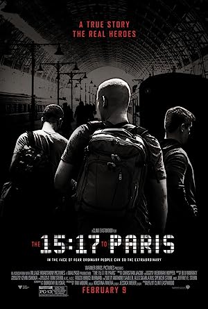 Cover image of the movie The 15:17 to Paris (2018)