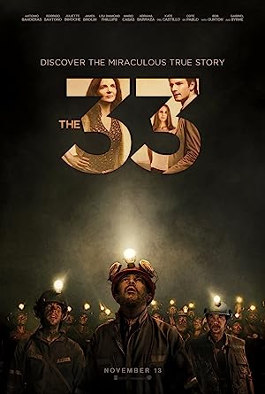 Cover image of the movie The 33 (2015)