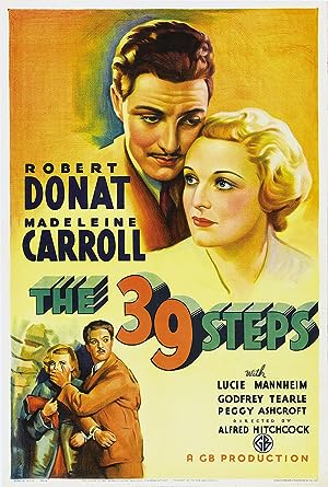 Cover image of the movie The 39 Steps (1935)