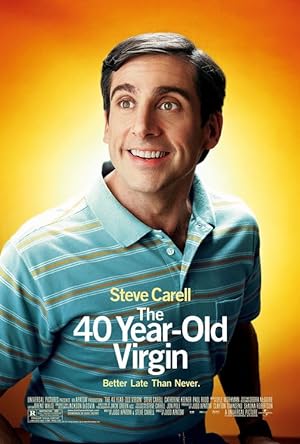Cover image of the movie The 40-Year-Old Virgin (2005)