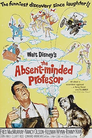 Cover image of the movie The Absent Minded Professor (1961)