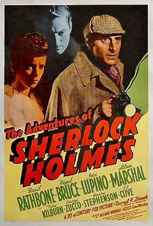 Cover image of the movie The Adventures of Sherlock Holmes (1939)