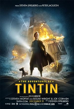 Cover image of the movie The Adventures of Tintin (2011)