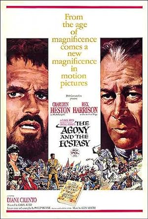 Cover image of the movie The Agony and the Ecstasy (1965)