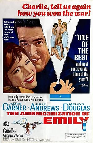 Cover image of the movie The Americanization of Emily (1964)