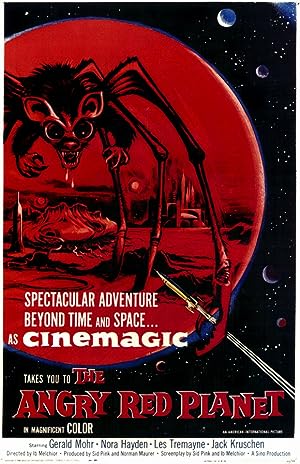 Cover image of the movie The Angry Red Planet (1959)