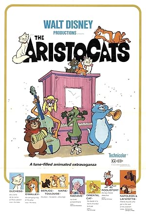 Cover image of the movie The Aristocats (1970)