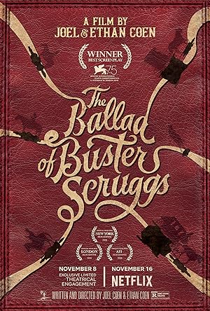 Cover image of the movie The Ballad of Buster Scruggs (2018)