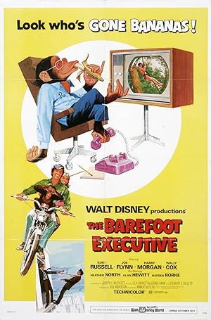 Cover image of the movie The Barefoot Executive (1971)