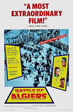Cover image of the movie The Battle of Algiers (1966)