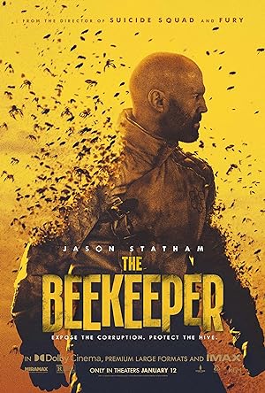 Cover image of the movie The Beekeeper (2024)