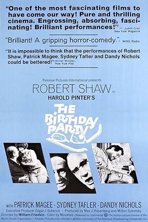 Cover image of the movie The Birthday Party (1968)