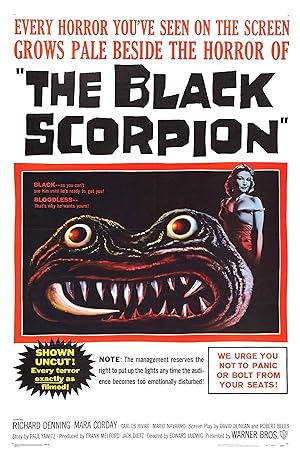 Cover image of the movie The Black Scorpion (1957)