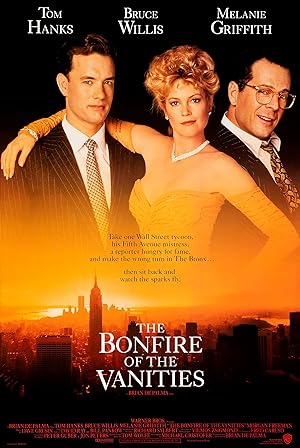Cover image of the movie The Bonfire of the Vanities (1990)