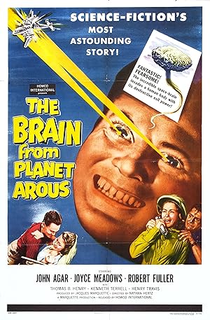 Cover image of the movie The Brain from Planet Arous (1957)